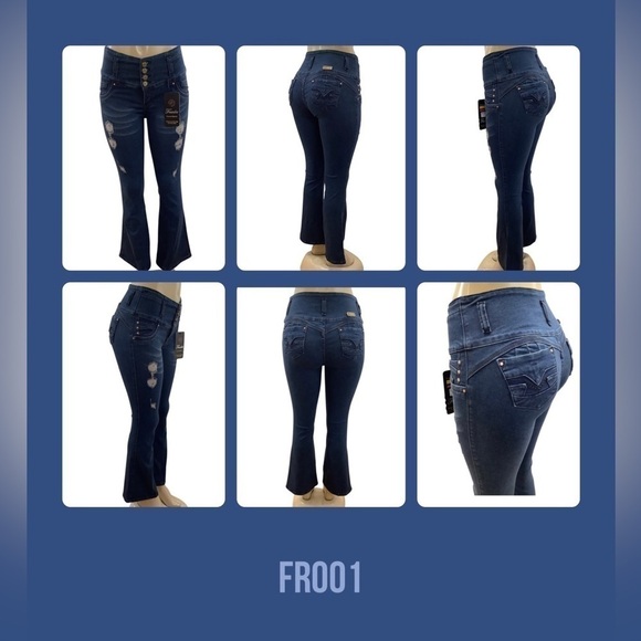 Franka Colombian Style Butt Lifting Jean FR001 New With Tags - Picture 1 of 8